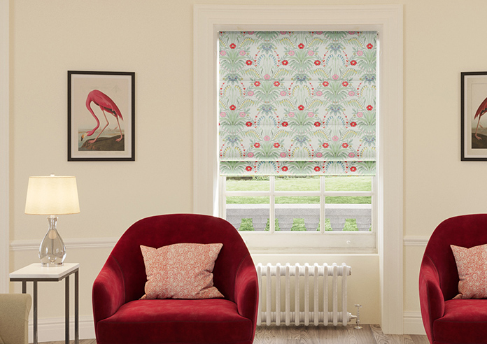 Cotswold Faux Silk, Lipstick - Twist&Fit Roman Blind - Image 3